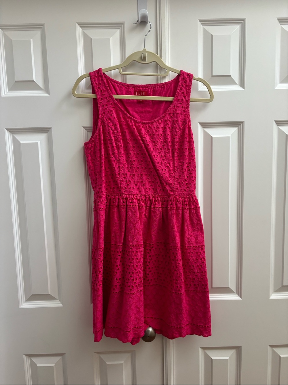 Elle size 10 hot pink dress